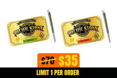 Pacific Stone - Pacific Stone B1G1 Hash Infused Pre-Rolls Bundle