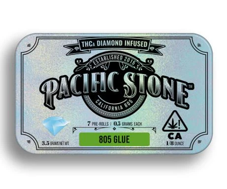 Pacific Stone - Pacific Stone Infused Diamonds 7pk Prerolls 3.5g 805 Glue Main Image