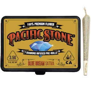 Pacific Stone - Blue Dream | 7 Pack Diamond Infused Pre-Roll | Pacific Stone 