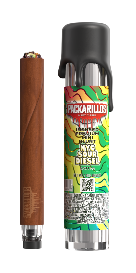 PACKS | Packarillos | NYC Sour Diesel (Blunt) - 1g Prerol