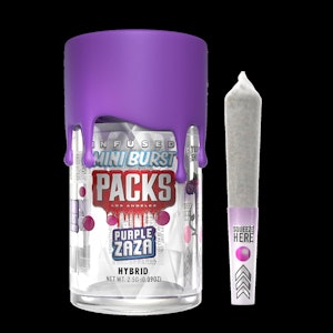 PACKS - Packs - Purple Zaza - Mini Bursts 5pk Infused Prerolls