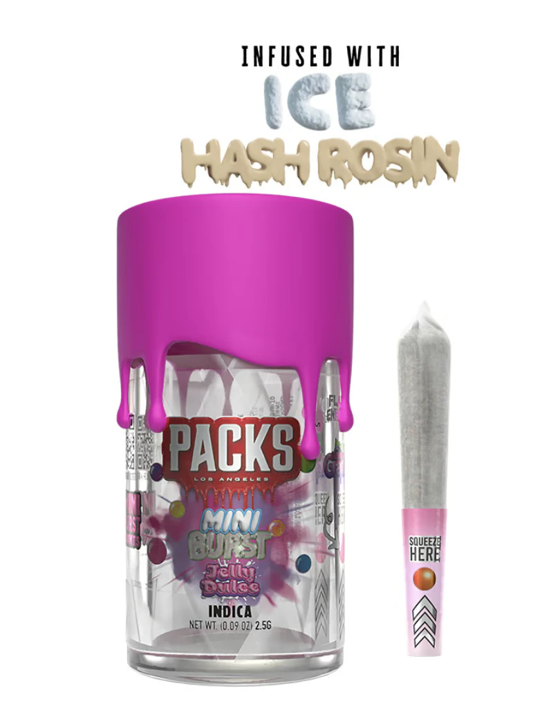 Packwoods LA - Packs Mini Burts Jelly Dulce | Mini Infused Joints | TAXES INCLUDED Main Image