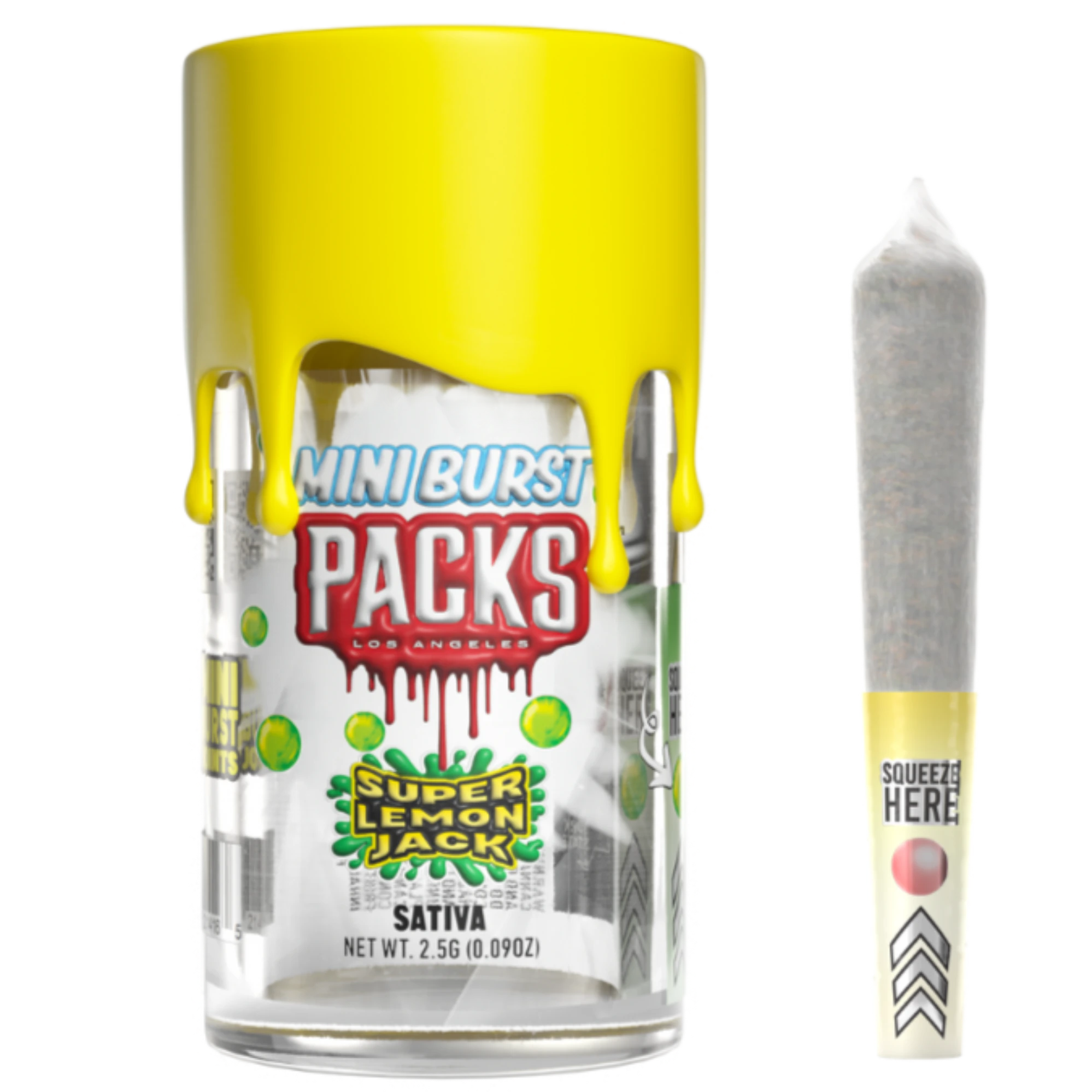 PACKS - Packwoods-Super Lemon-Mini Bursts-5pack-2.5g Main Image