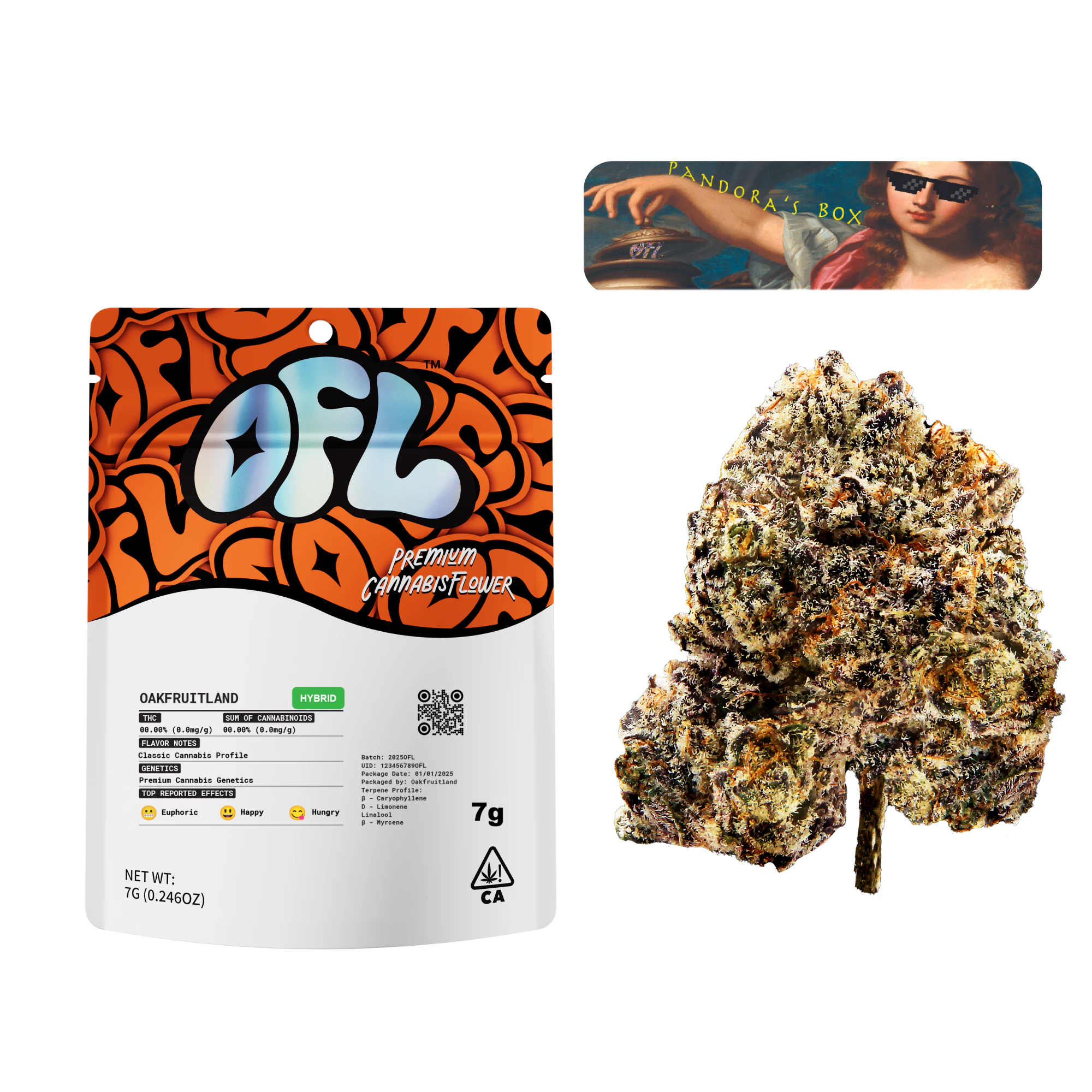 Oakfruitland (OFL) - OAKFRUITLAND: Pandora's Box 7g - Indoor Flower (I) Main Image
