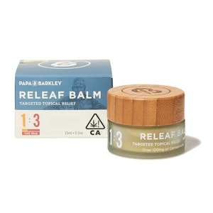 PAPA & BARKLEY - Papa & Barkley 15mL 1:3 CBD/THC Balm: Releaf
