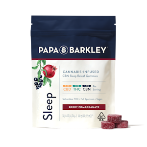 PAPA & BARKLEY - Papa & Barkley - 1:1:1 CBD:THC:CBN - 20ct Gummies - Berry Pomegranate
