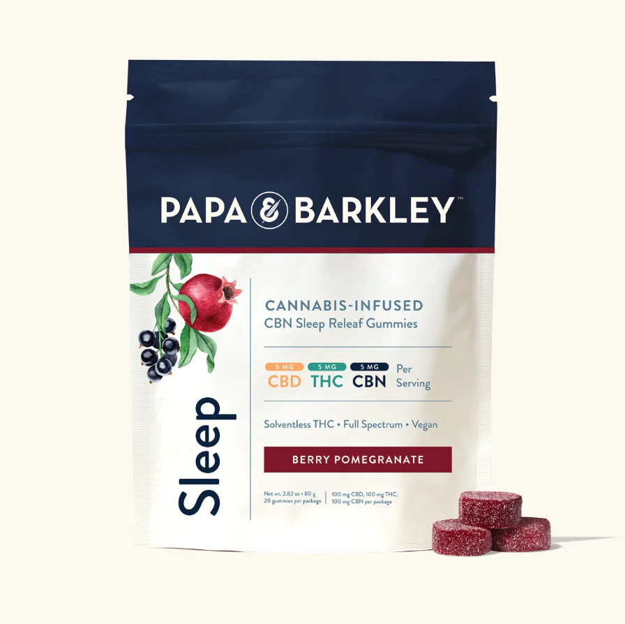 Papa & Barkley - Papa & Barkley Releaf Gummies Sleep Berry Pomegranate CBN Main Image