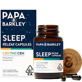 Sleep Releaf Capsules 1:1:1 CBD:THC:CBN 30ct