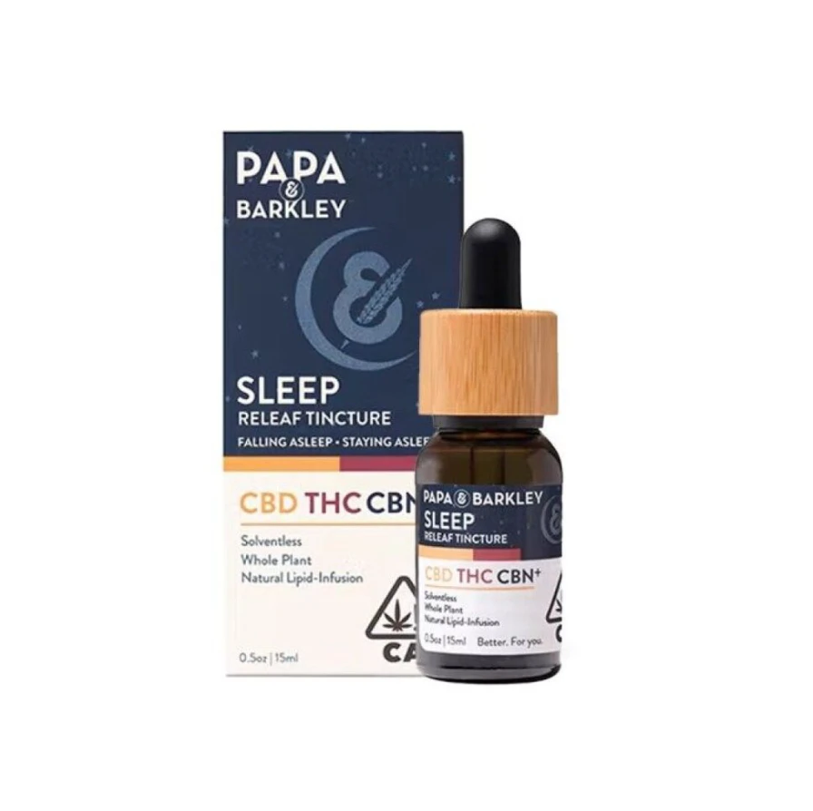 Papa & Barkley - Papa & Barkley Sleep Releaf Tincture CBD:THC:CBN 1:1:1 Main Image