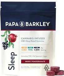 Papa & Barkley - Papa & Barkley - Sleep Berry Pomegranate - Gummies - THC:CBD:CBN 5:5:5MG Main Image