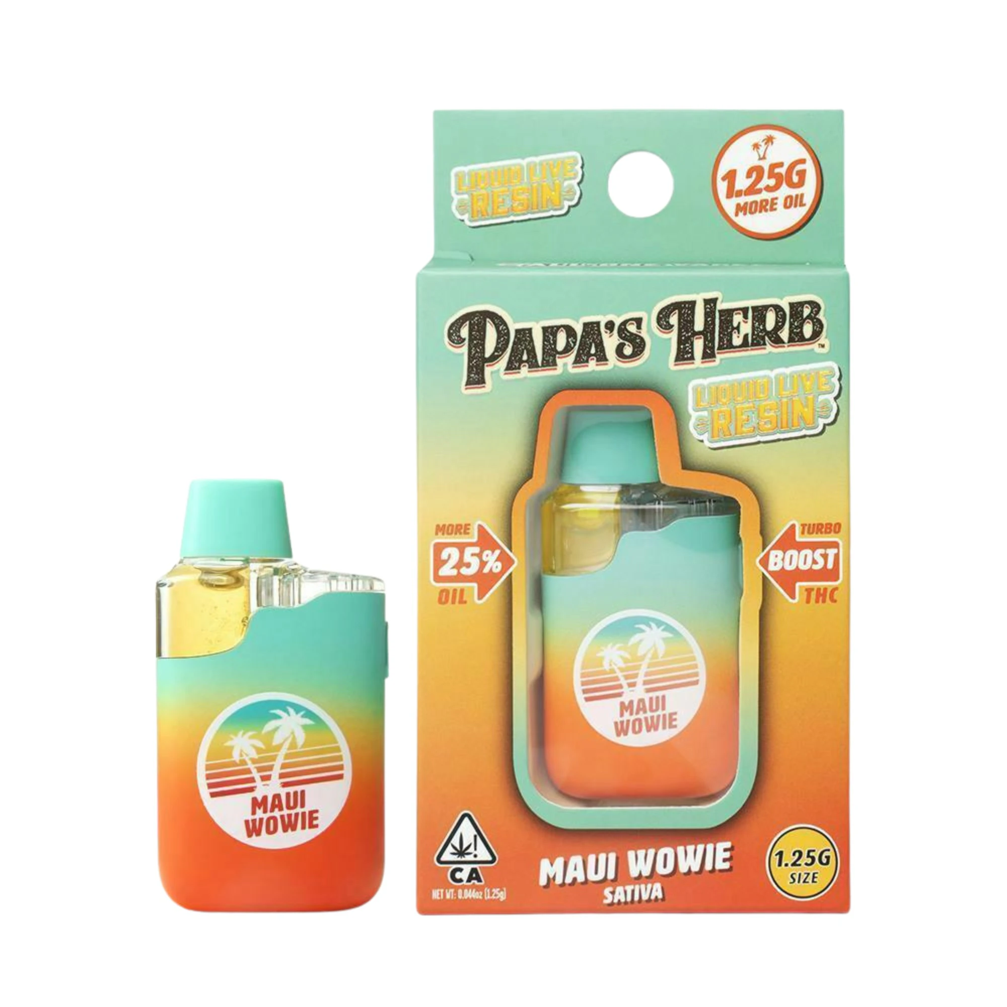 Papa's Herb - Papa's Herb | Maui Wowie | Live Resin All In One | [1.25g] | Sativa Main Image