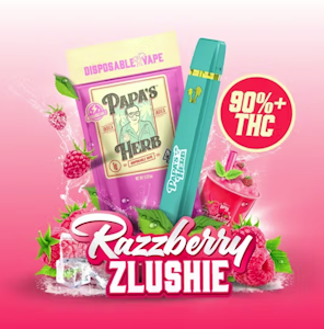 PAPA'S HERB - Papa's Herb | Razzberry Zlushie | All-In-One Rechargeable Vape | 1g
