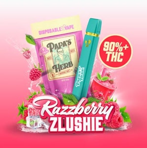 Papa's Herb - PAPA'S HERB: Razzberry Zlushie Disposable Vape 1g (I)