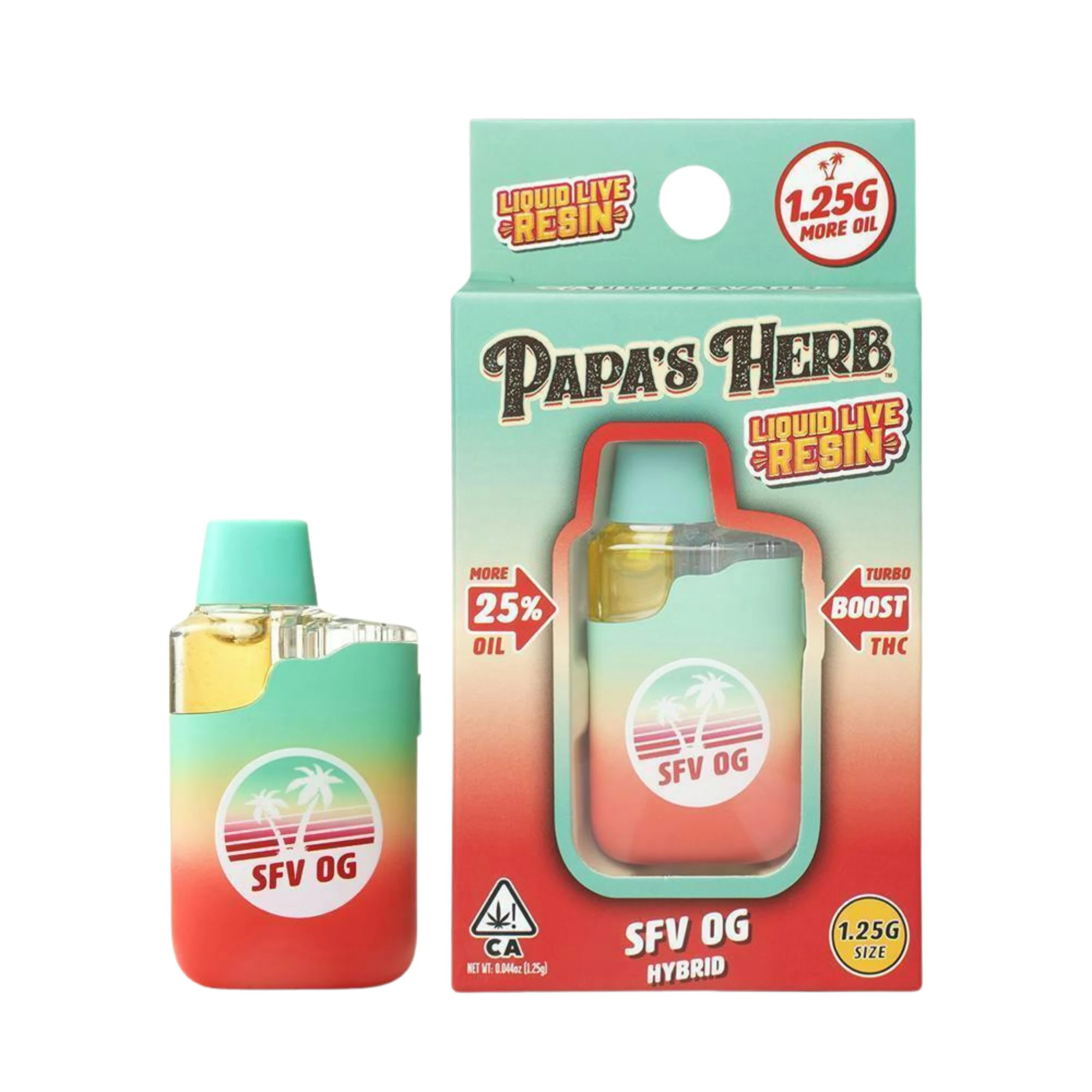 Papa's Herb - Papa's Herb | SFV OG | Live Resin All In One | [1.25g] | Hybrid Main Image