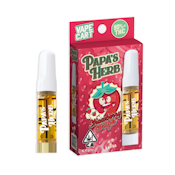 PAPA'S HERB: Strawberry Cough 1g Vape Cart (S)