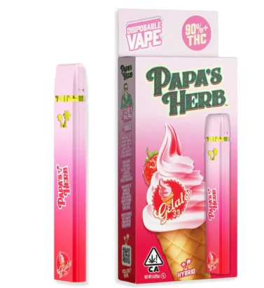 Papa's Herb - Papa's Herb | Gelato 33 | All-In-One Rechargeable Vape | 1g Main Image