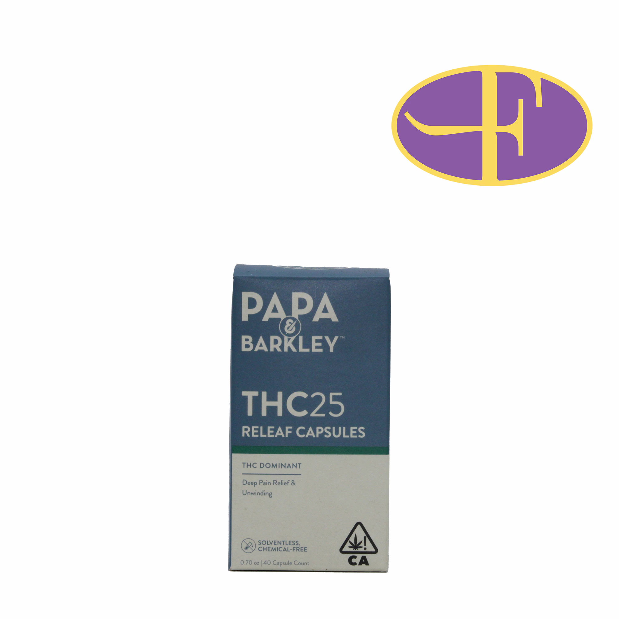 Papa & Barkley - Releaf Capsules 25mg THC Main Image