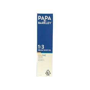 PAPA & BARKLEY - THC RICH 1:3 RELEAF BODY OIL 60ML - PAPA & BARKLEY