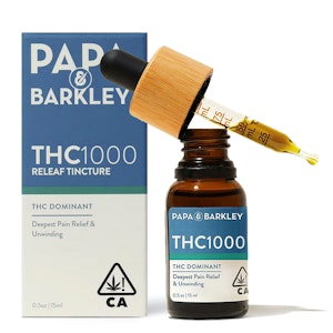 PAPA & BARKLEY - Releaf Tincture THC1000 (15ml)