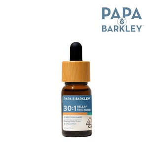 PAPA & BARKLEY - Releaf Tincture CBD:THC (30:1) (15ml)