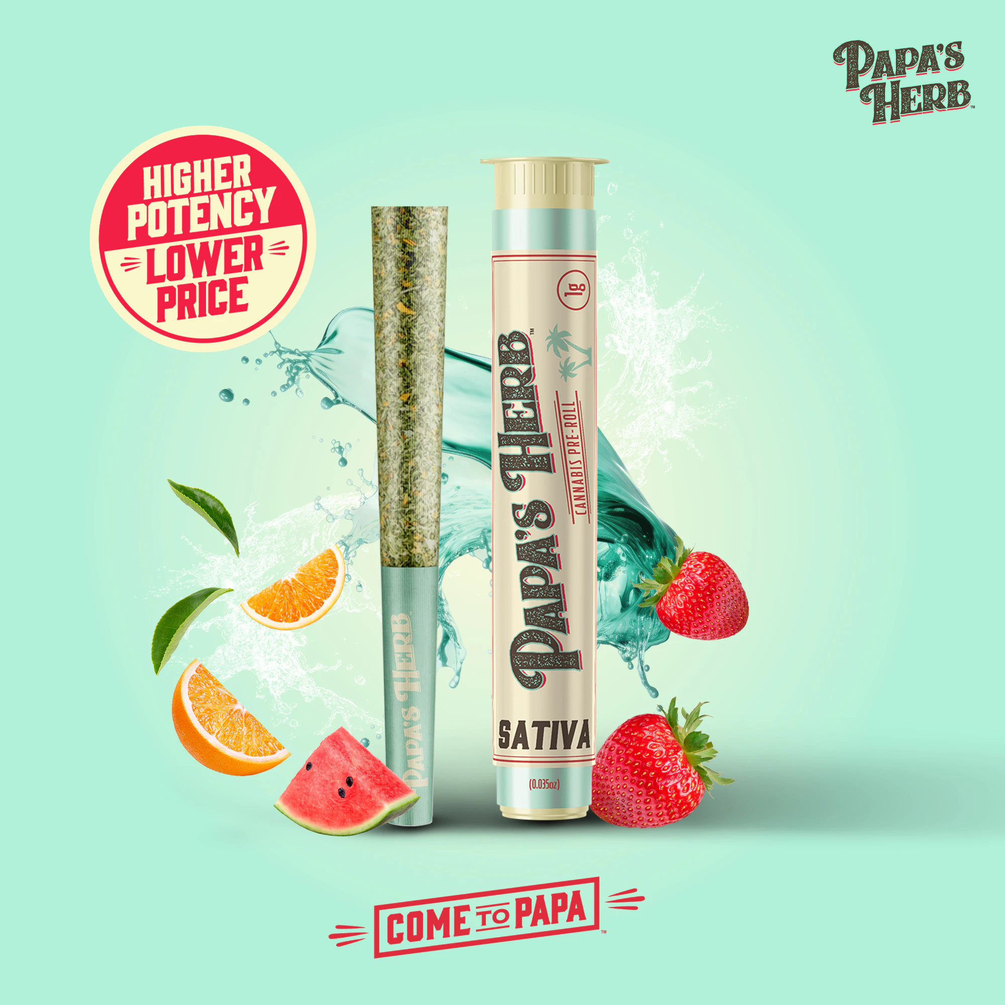 Papa's Herb - Papa's Herb | Gelonade 1g (Sativa) - Pre-roll Main Image