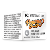 Papaya (I) | 1g Tier 4 Liver Rosin Cold Cure Badder | West Coast Cure