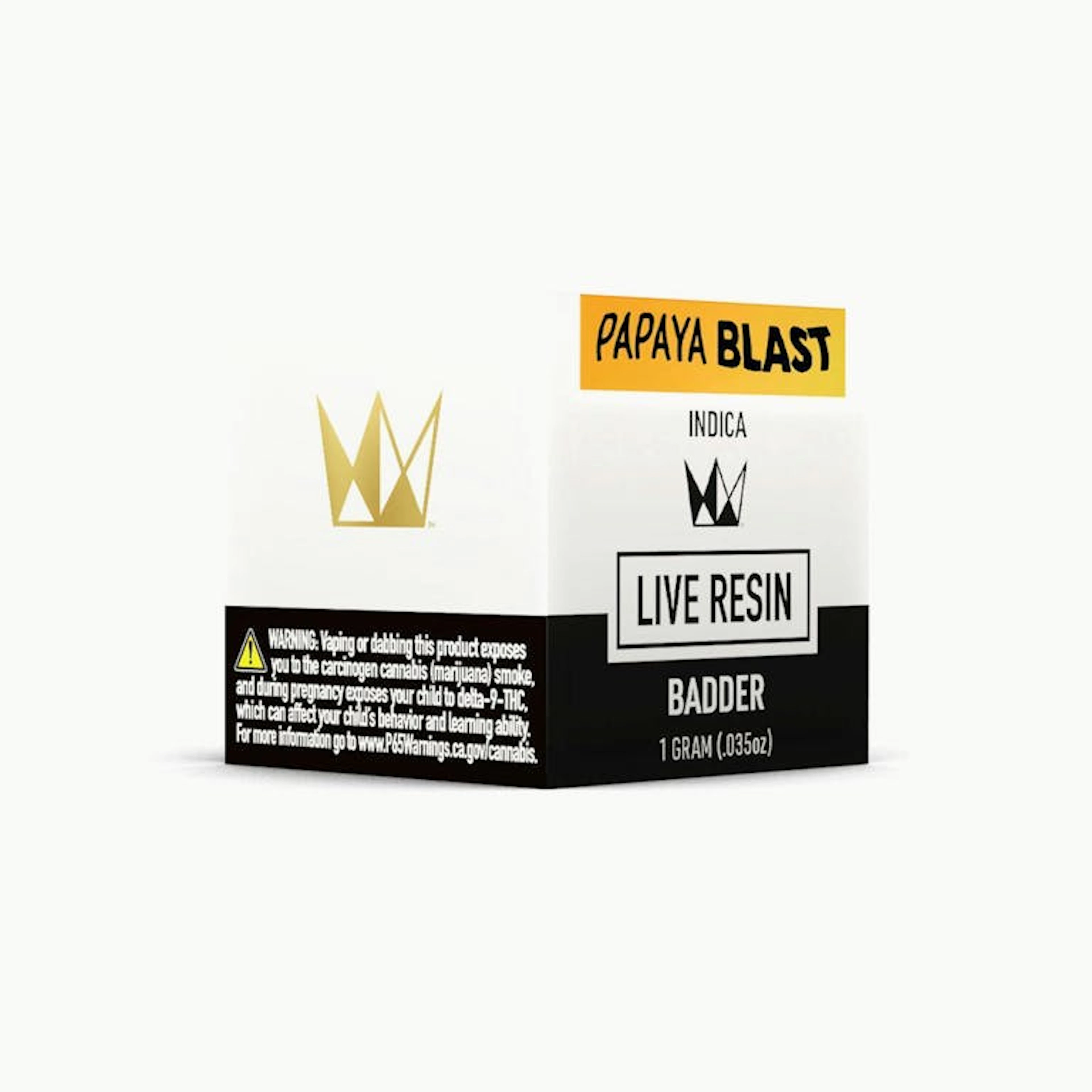 West Coast Cure Papaya Blast Live Resin Badder 1.0g