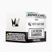 WEST COAST CURE: Papaya Cake Diamonds 1g (I)