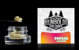Humboldt Terp Council 1g Papaya Live Rosin