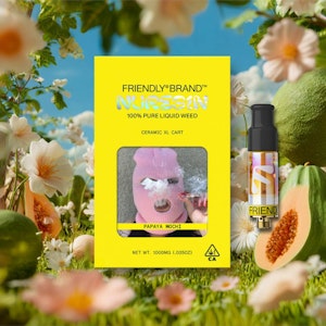FRIENDLY BRAND - Friendly Brand Papaya Mochi Live NuResin Cartridge 1.0g