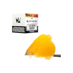 WEST COAST CURE - Papaya Oasis (I) | 1g Live Resin Badder | West Coast Cure