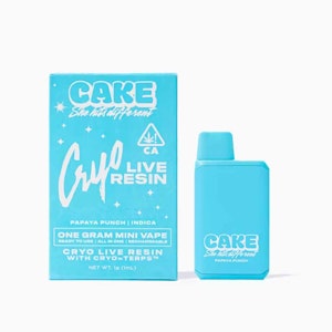 CAKE She Hits Different - Papaya Punch Cryo Live Resin Mini Vape 1g