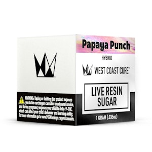 WEST COAST CURE - West Coast Cure Papaya Punch Live Resin Sugar 1.0g