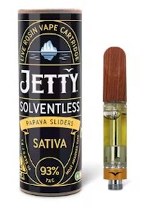JETTY EXTRACTS - Jetty 1g Papaya Sliders Solventless Cartridge