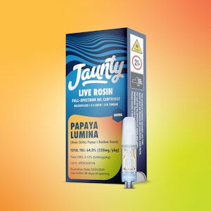 JAUNTY - Jaunty - Papaya Lumina - 0.5g Live Rosin Cart