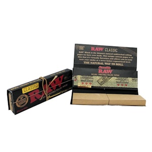 Raw - Black King Size Connoisseur Pack - RAW