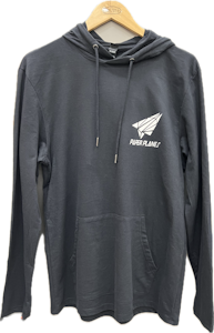 Paper Planes - Paper Planes Black Hoodie Large - Paper Planes