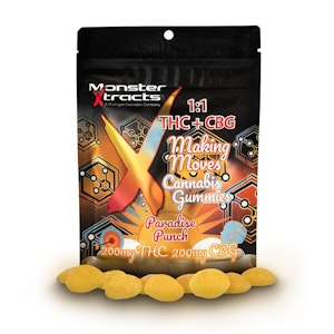 MONSTER XTRACTS - Paradise Punch 1:1 THC/CBG