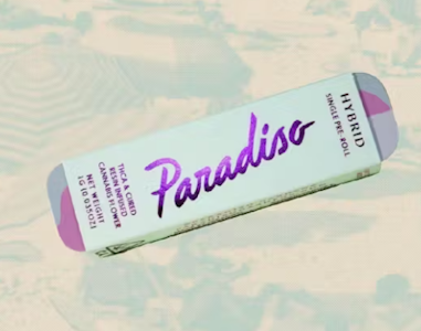 Paradiso Gardens - Elektra Ice |H| Single 1g Infused Pre-Roll Paradiso Gardens