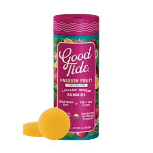 GOOD TIDE - Passion Fruit (I) | 10mg 10Pk Rosin Gummies | Good Tide