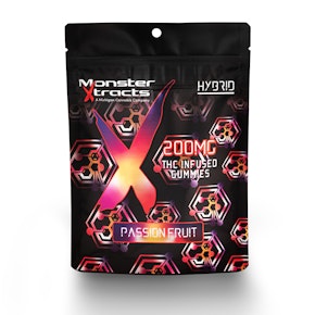 GUMMY - PASSION FRUIT - 20mg/pc - MONSTER X