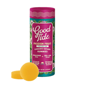Good Tides Passionfruit THC : CBD : CBN Solventless Hash Gummies 100mg