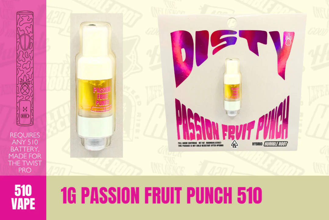 Humble Root - 1g Passionfruit Punch (510 Thread) - Humble Root Main Image