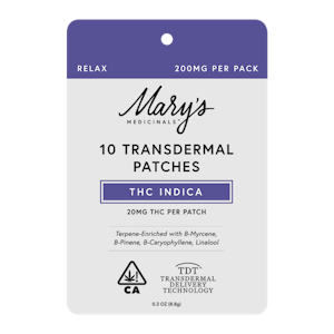 MARY'S MEDICINALS - Mary's Medicinals - 10pk Indica Patch