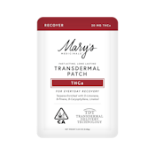 Transdermal Patch - Recover THCa - 20mg - Mary's Medicinals