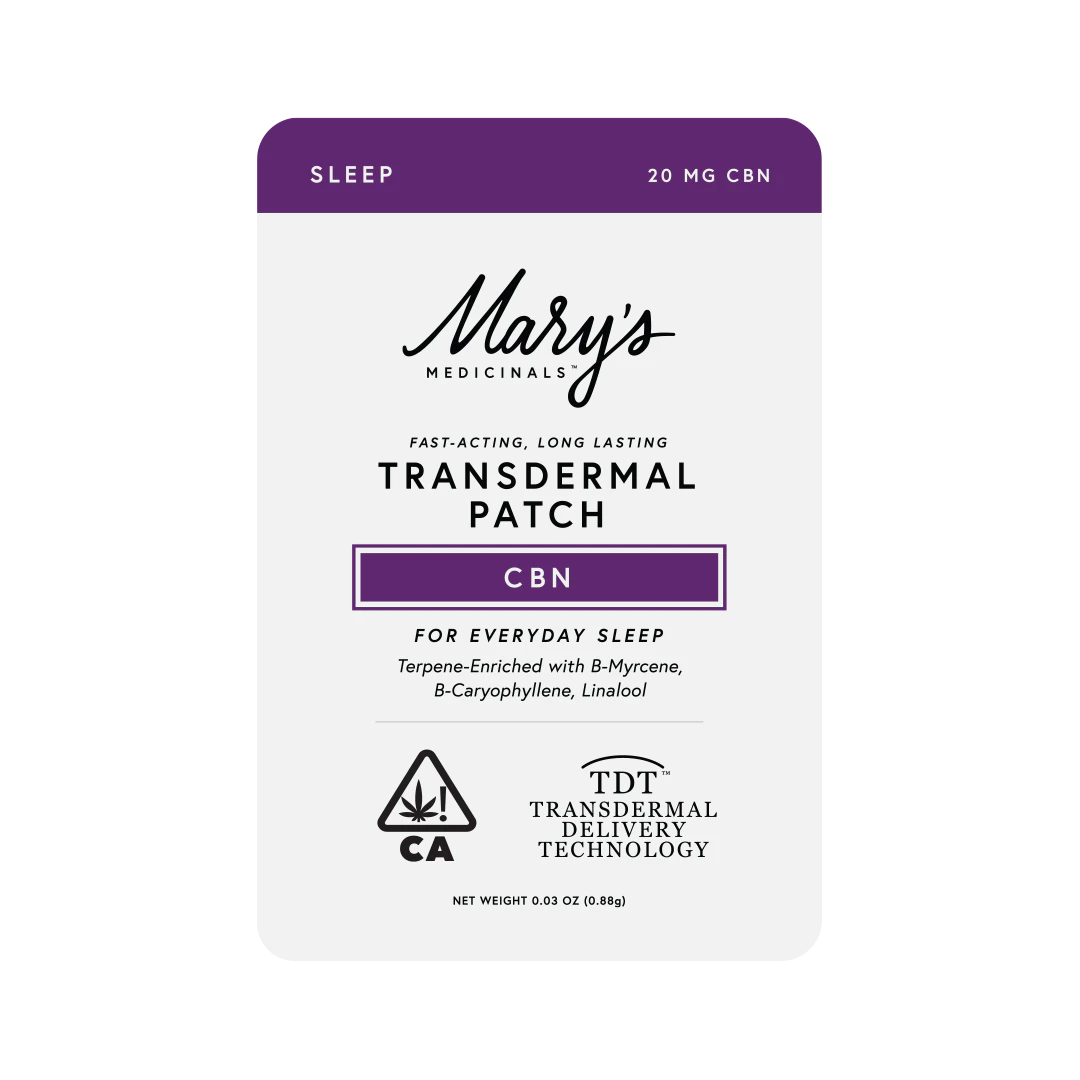 Mary's Medicinals™ - Mary's Medicinals - 20mg Patch - Sleep CBN Main Image