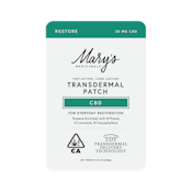 Transdermal Patch - CBD - 20mg - Mary's Medicinals