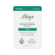 Mary's Medicinals - 20mg Patch - CBD