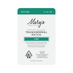 MARY'S MEDICINALS - Mary's Medicinals - 20mg Patch - CBD