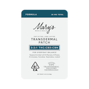 Mary's Medicinals - 3:2:1 THC:CBD:CBN - Transdermal Patch
